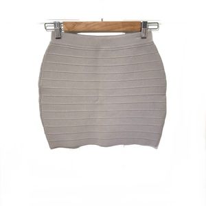 LF Seek the Label taupe/champagne mini bandage skirt